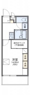 レオパレスカサ　エスペランサ 1Kの間取り