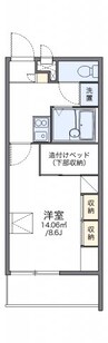 レオパレスカサ　エスペランサ 1Kの間取り