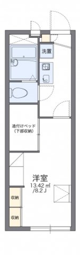 間取図 レオパレスオリンピア
