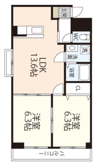 間取図 ホワイトストーン白石
