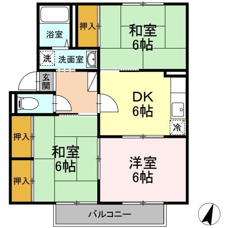 間取り図 プレジール大和Ⅰ