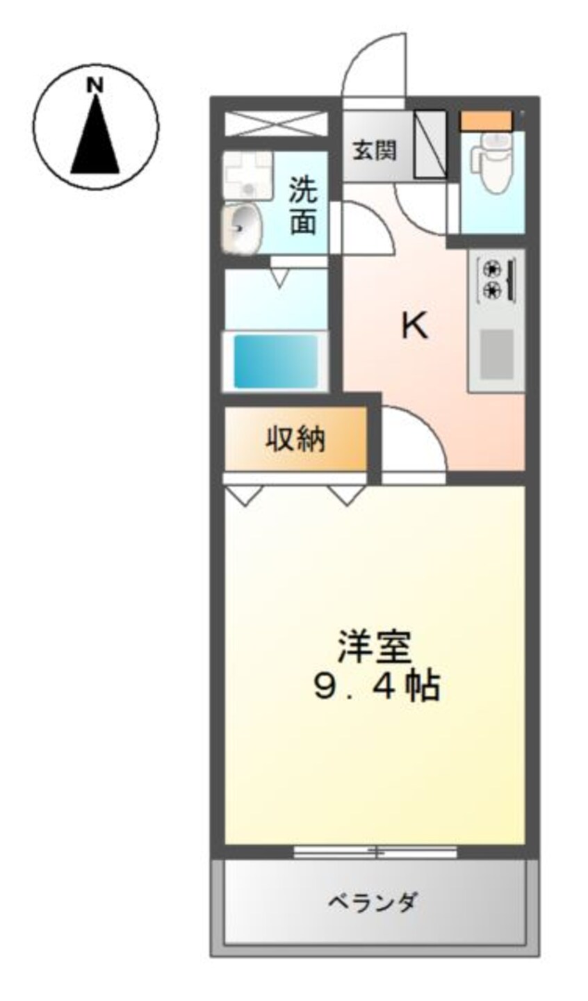 間取図 サンコート窪津