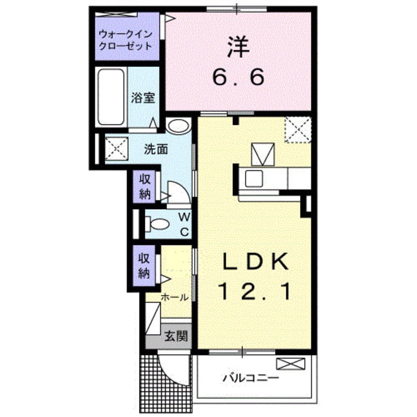 間取図 フューチャーＳＩ　Ⅰ