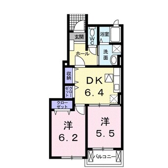 間取図 アルモニーＢ