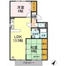 ルレーブＫ　Ｃ棟 2LDKの間取り