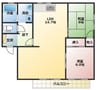 ガルテン26　C棟 2LDKの間取り