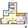 RESIDENCE阿知 1LDKの間取り