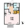 メゾングレート１０ 1Rの間取り