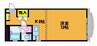 ベルマンション 1Kの間取り