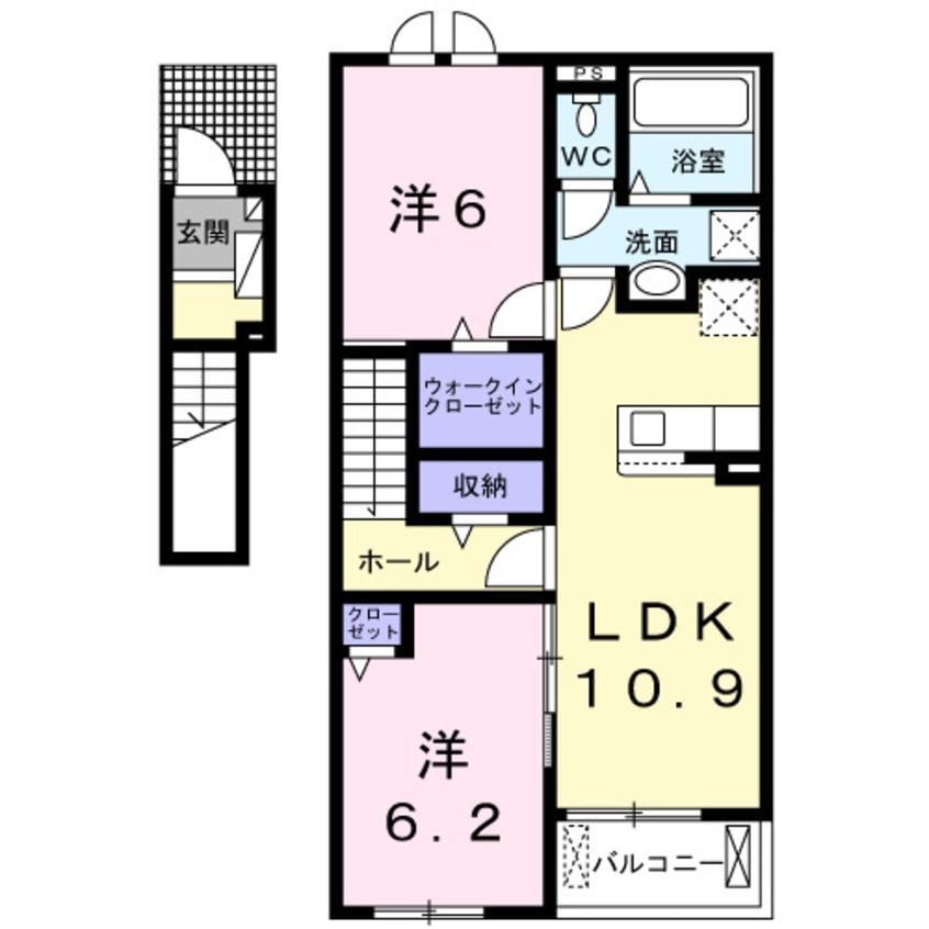 間取図 レジディア総社Ａ