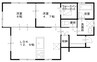 エクセレンス早島　D 2LDKの間取り