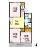 サンハイツいたの　A棟 3DKの間取り