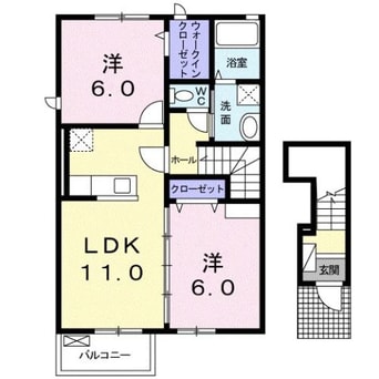 間取図 シャルマンジャンⅢＣ