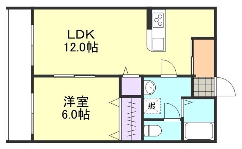 間取図 ホワイトマンション吉岡C棟