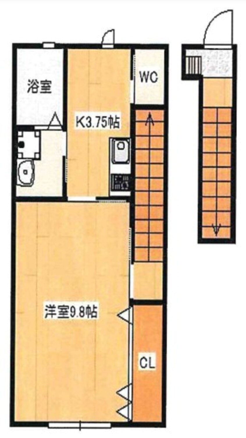 間取図 monolith（モノリス）