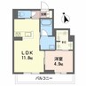 パルテ　ソノーレ 1LDKの間取り