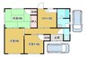 中島三木様借家 3DKの間取り