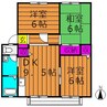 サンビレッジ新田　Ｂ 3DKの間取り