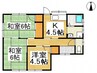 中島三木様借家 3DKの間取り