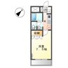 アルカディア 1Kの間取り