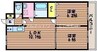 ホワイトストーン白石 2LDKの間取り