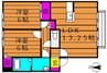 サンビレッジチェリオ 2LDKの間取り