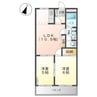 パークハイツ 2LDKの間取り