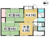 中島塩津様借家 3Kの間取り