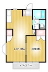山陽本線（中国）/新倉敷駅 徒歩11分 1階 築31年 1LDKの間取り