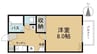 ヴィレッジKI　 1Kの間取り