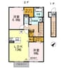 ラクス　コーフ 2LDKの間取り