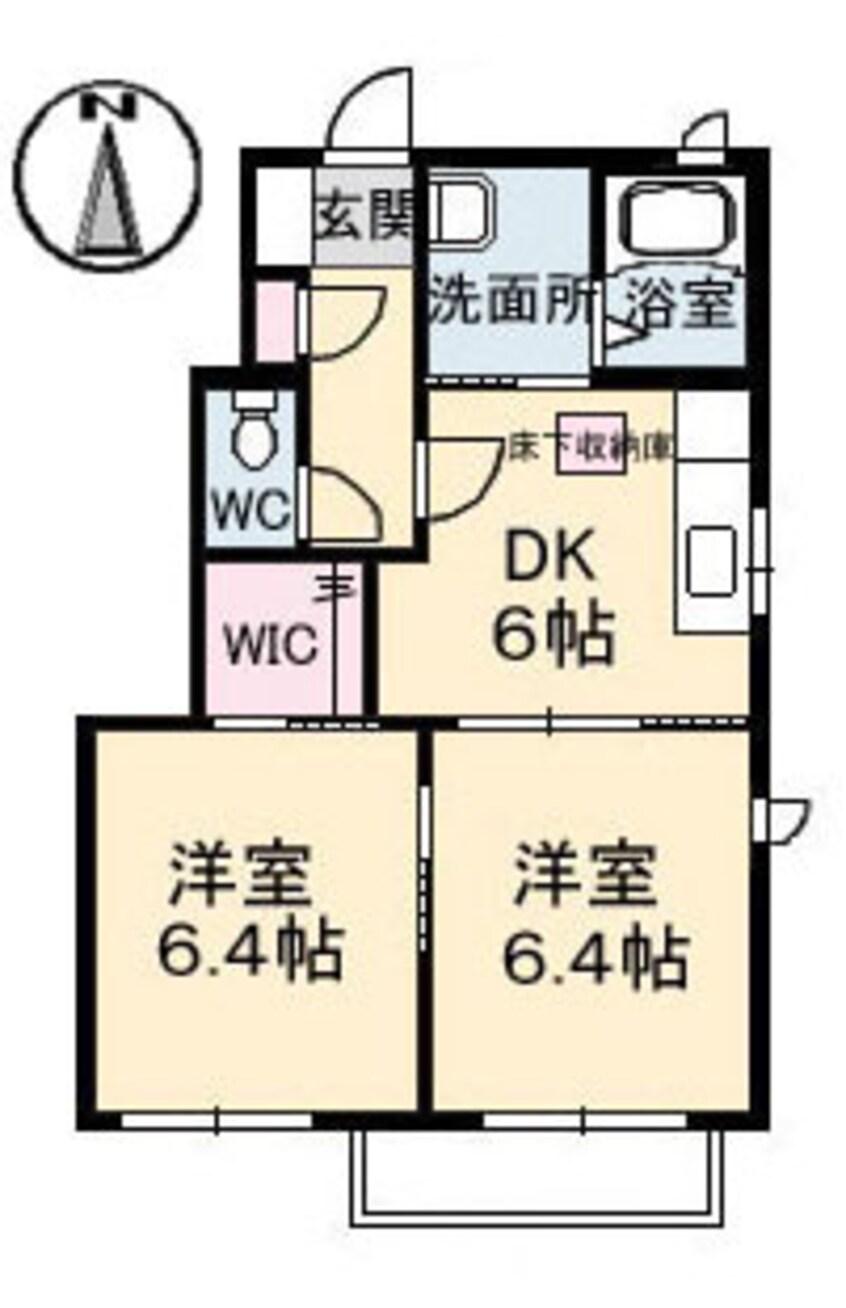 間取図 ファミーユ　ドゥ　アヴニール　Ｂ棟