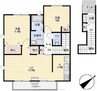 宇野線<宇野みなと線>/茶屋町駅 徒歩5分 1階 築18年 2LDKの間取り
