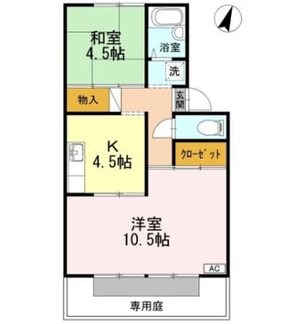 間取図 プレジール小崎