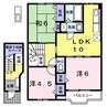 水島臨海鉄道水島本線/栄駅 徒歩24分 2階 築23年 3LDKの間取り
