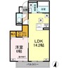 TSKコート 1LDKの間取り