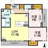 サンメゾン・小池Ａ 2LDKの間取り