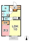 シルエーラ 1LDKの間取り