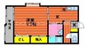 水島臨海鉄道水島本線/球場前駅 徒歩9分 1階 築24年 1Kの間取り
