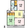 ファミーユ新町 3DKの間取り