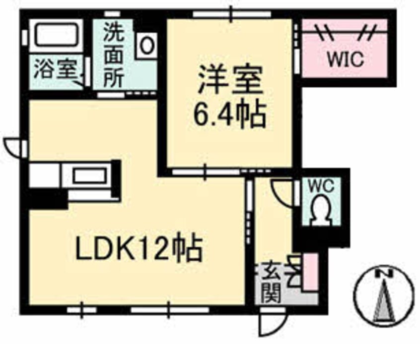 間取図 シャーメゾン・ニワセ