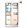 山陽本線（中国）/倉敷駅 徒歩7分 3階 築5年 1LDKの間取り