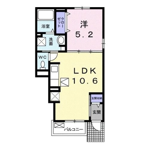 間取り図 瀬戸大橋線/茶屋町駅 徒歩11分 1階 築6年