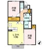 シェ・トワ 2LDKの間取り