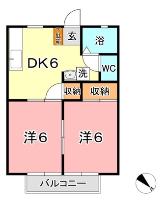 間取図 サンビレッジ大熊　Ａ