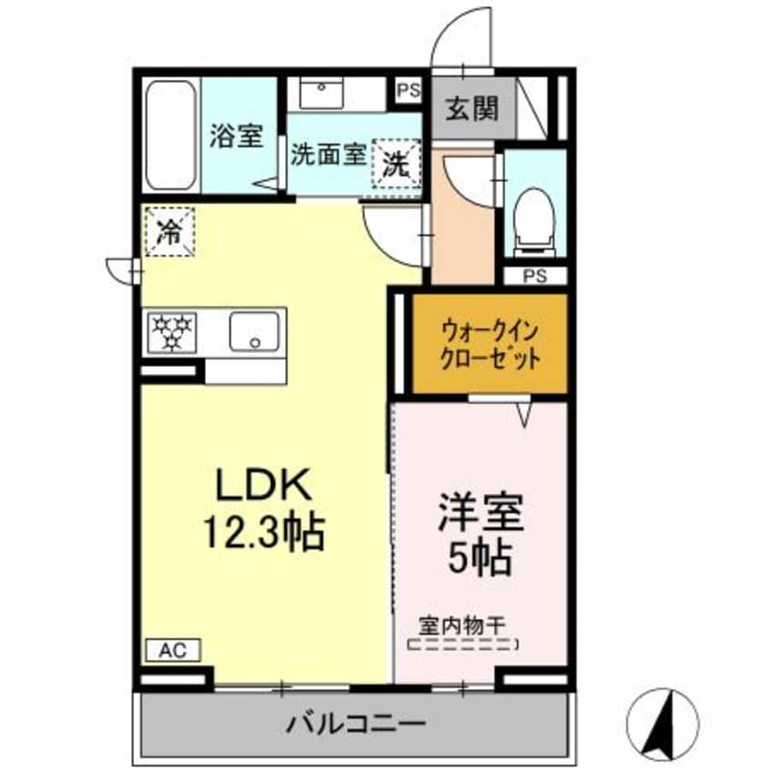 間取図 アルカンシェルＳａｙａ Ⅱ