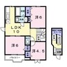 プラティ－ヌＫ．Ｄ 3LDKの間取り