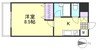 山陽本線（中国）/倉敷駅 徒歩8分 5階 築29年 1Kの間取り