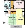 コニファーガーデン　３棟 2DKの間取り