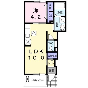 間取図 山陽本線（中国）/新倉敷駅 徒歩19分 1階 築9年